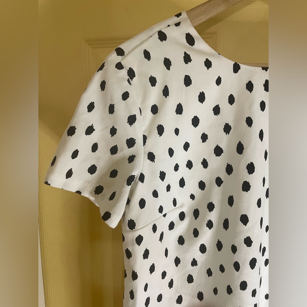 Polka Dot blouse with bow